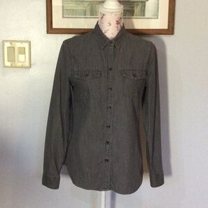 Banana Republic Gray Denim Shirt